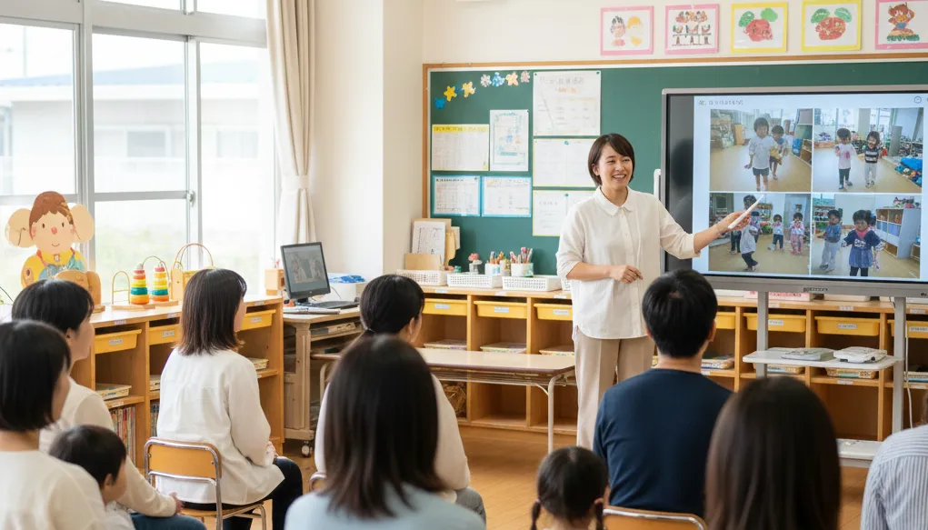 保護者会で電子黒板が使えます